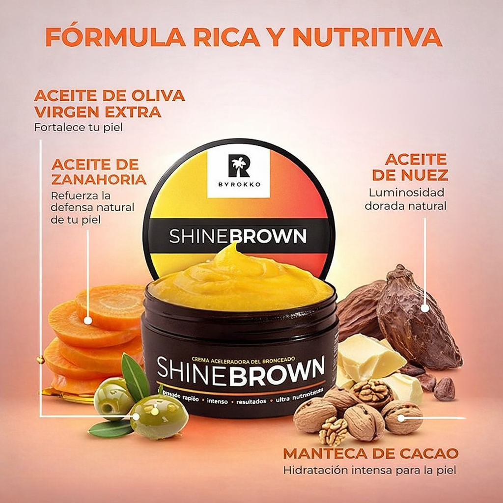 Shine Brown bronceador corporal 100g - Ziora™