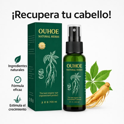 Spray capilar Koreano Ouhoe - Crecimiento acelerado y anticaída - Ziora™