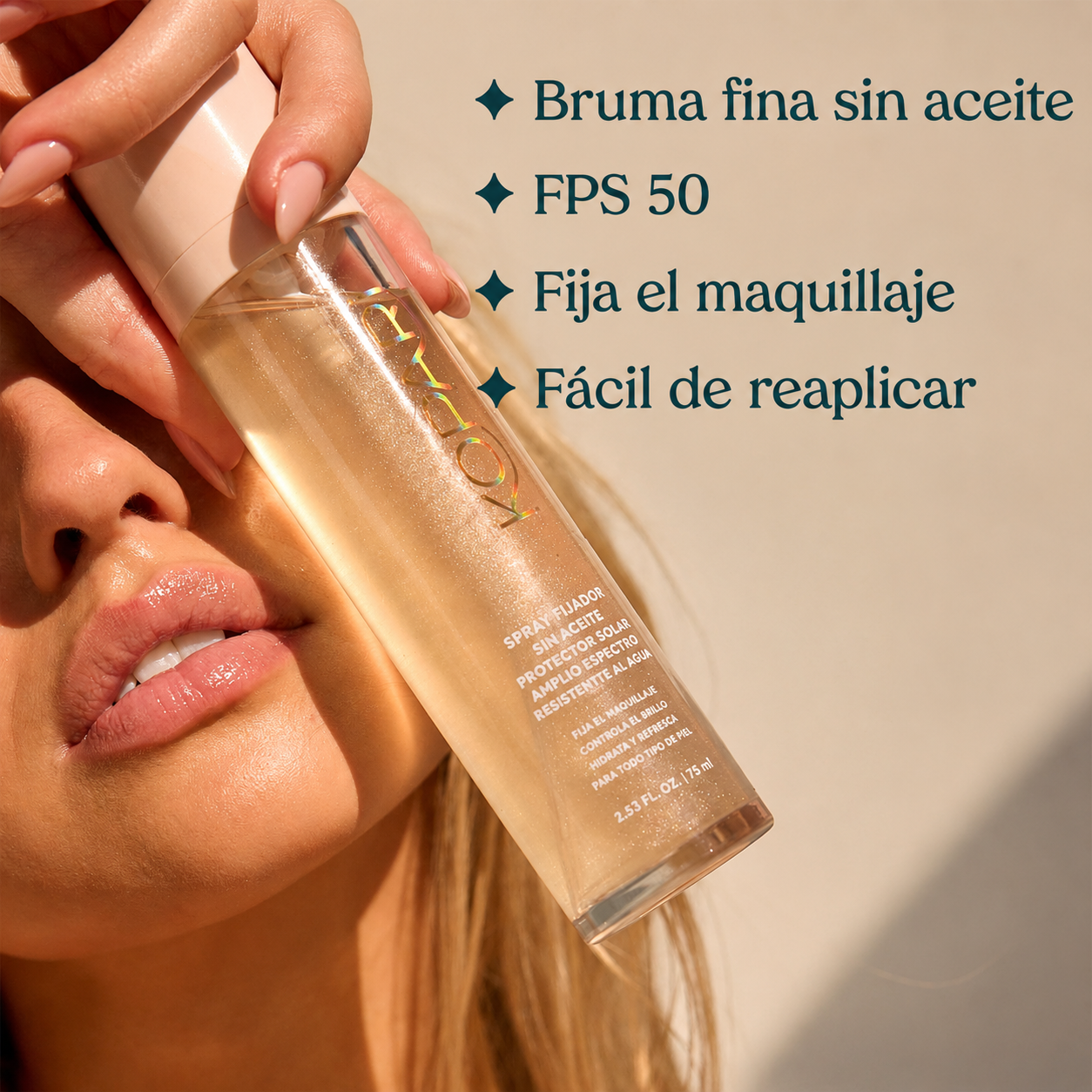 Bruma Fijadora con Glow y Protección Solar 50 SPF Kopari - Ziora