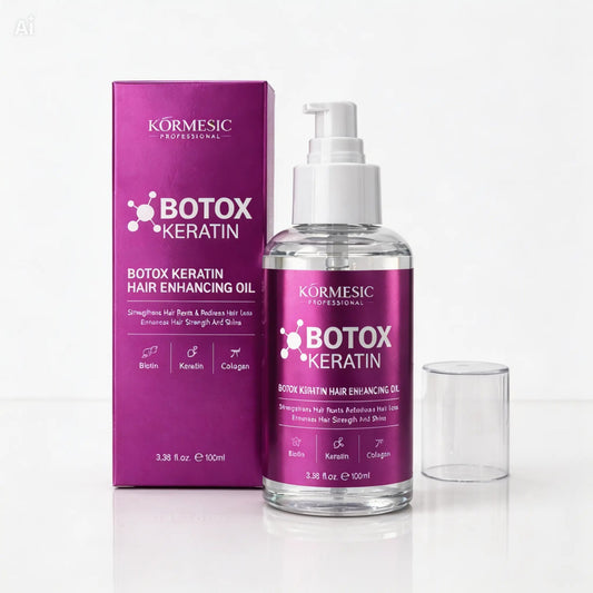 Aceite Capilar Reparador con Keratina y Colágeno 100ML KÒRMESIC - Ziora ™