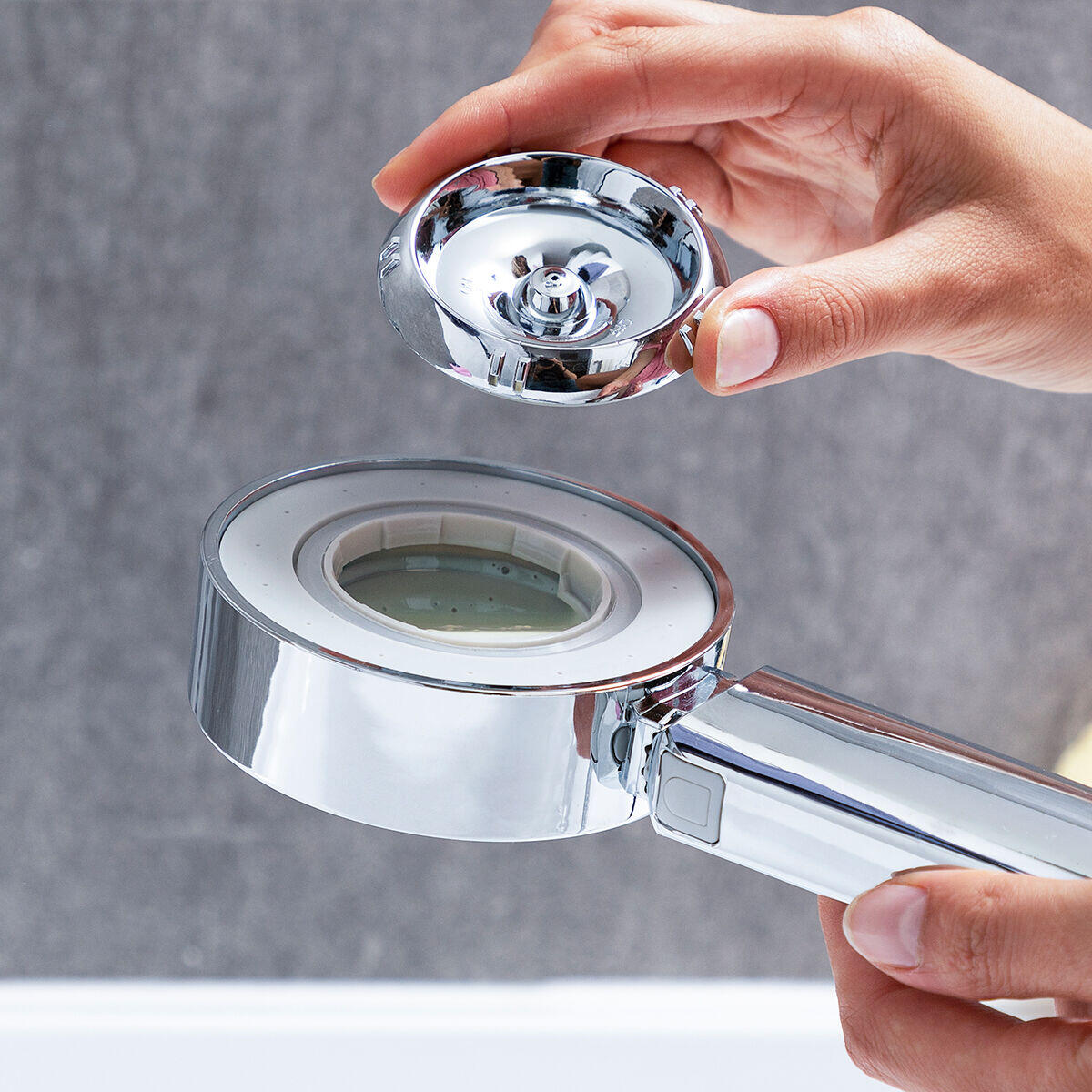 Cabezal de Ducha con Dispensador Integrado 3 en 1 InnovaGoods - Ziora