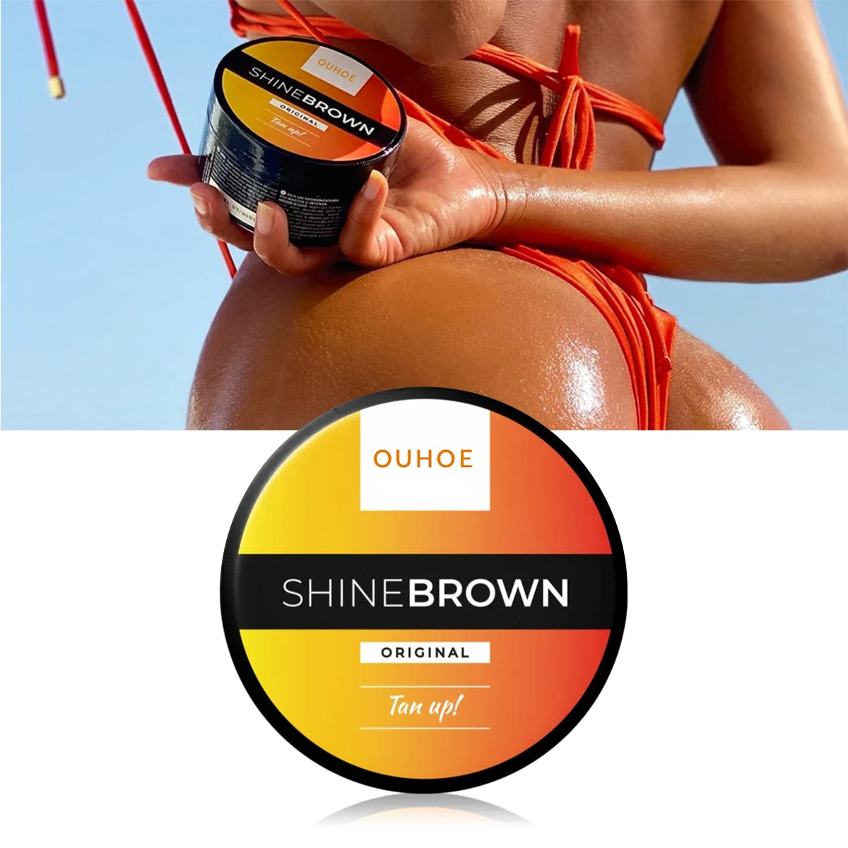 Shine Brown Bronceador Corporal Ouhoe 100g - Ziora™